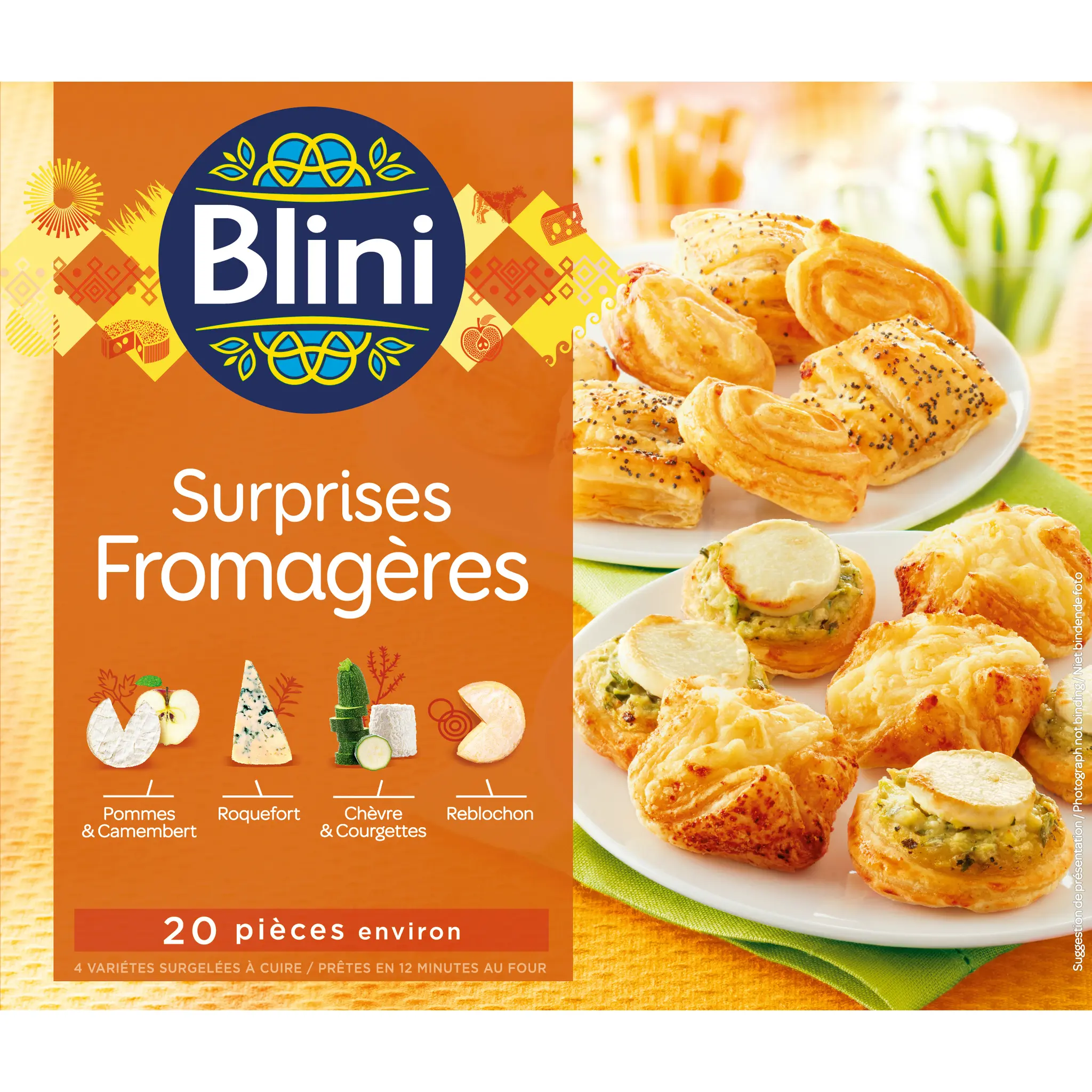 BLINI Feuilletés surprises fromagères