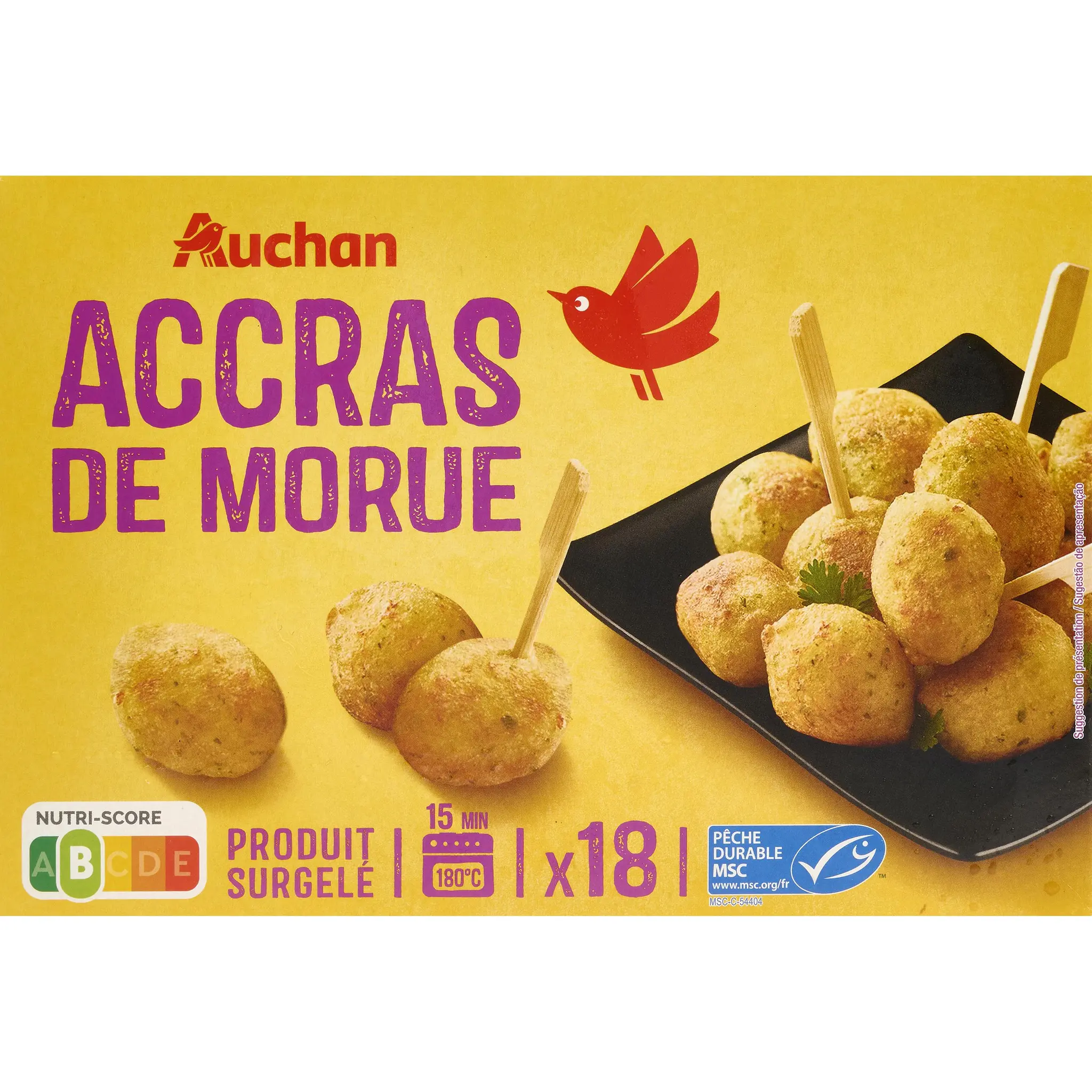 AUCHAN Accras de morue - MSC