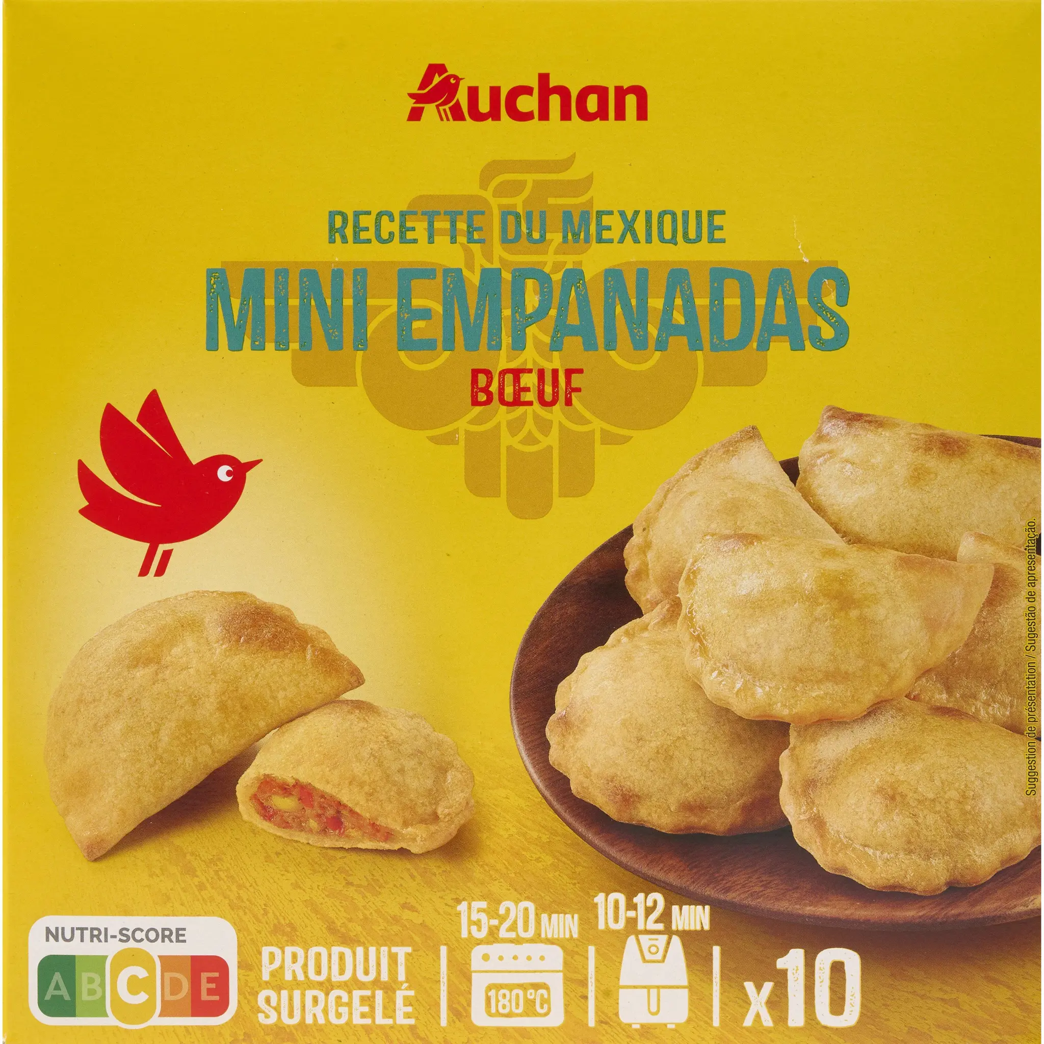 AUCHAN Mini empanadas boeuf