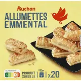 AUCHAN Allumettes feuilletees emmental