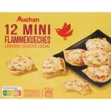 AUCHAN Mini flammekueches surgelées