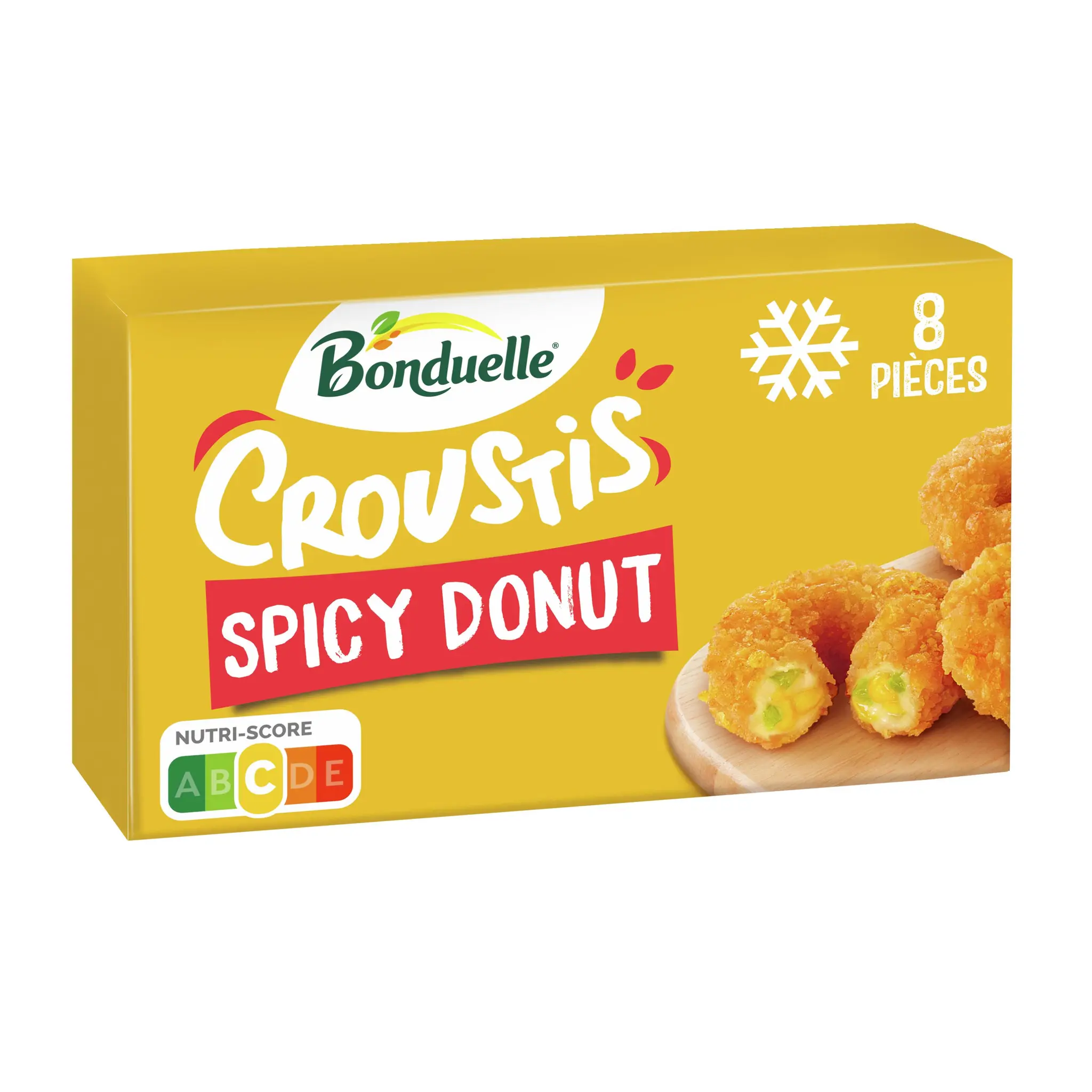 BONDUELLE Mini croustis de légumes et fromage panées préfrites surgelées
