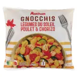 AUCHAN Gnocchi au poulet et chorizo