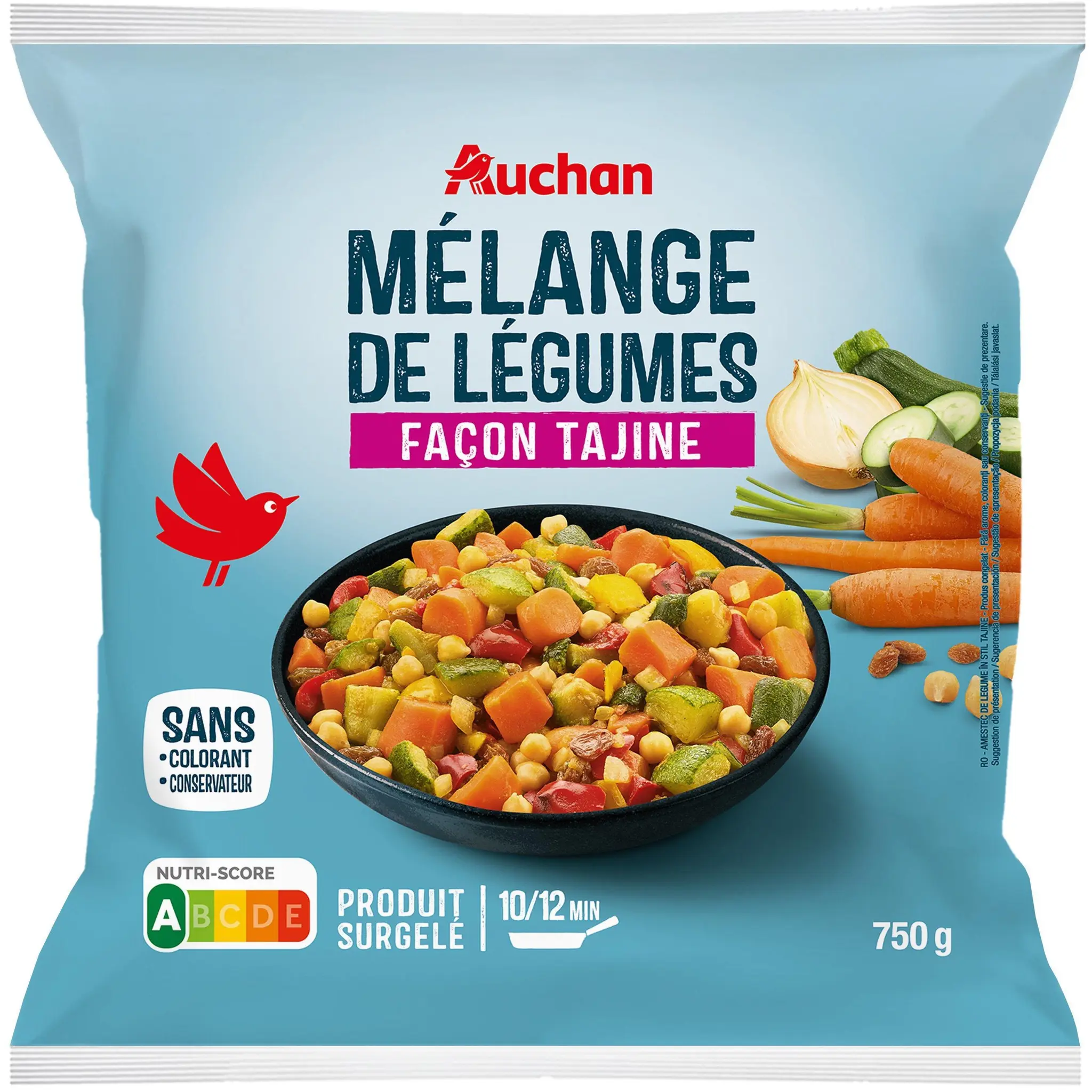 AUCHAN Légumes pour tajine