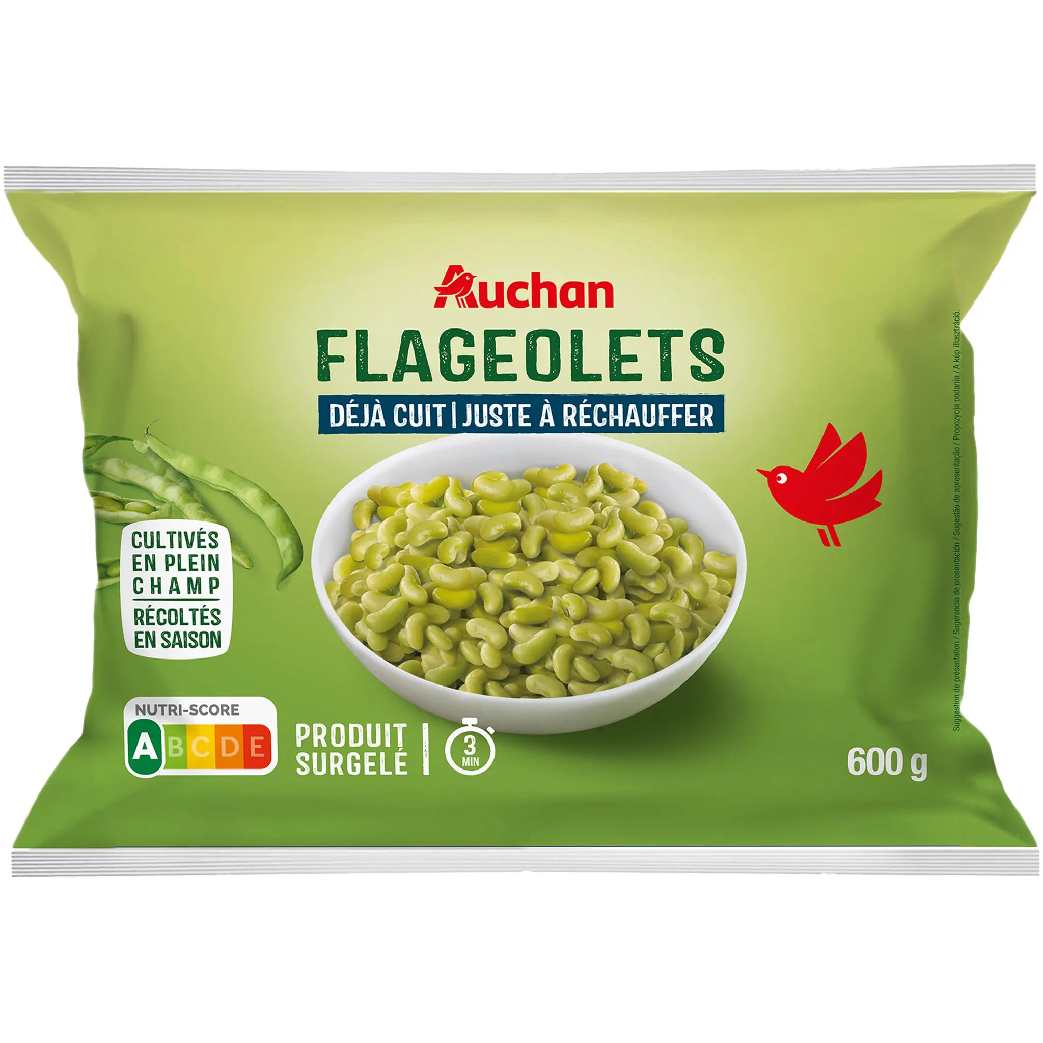 AUCHAN Déjà cuit - Flageolets