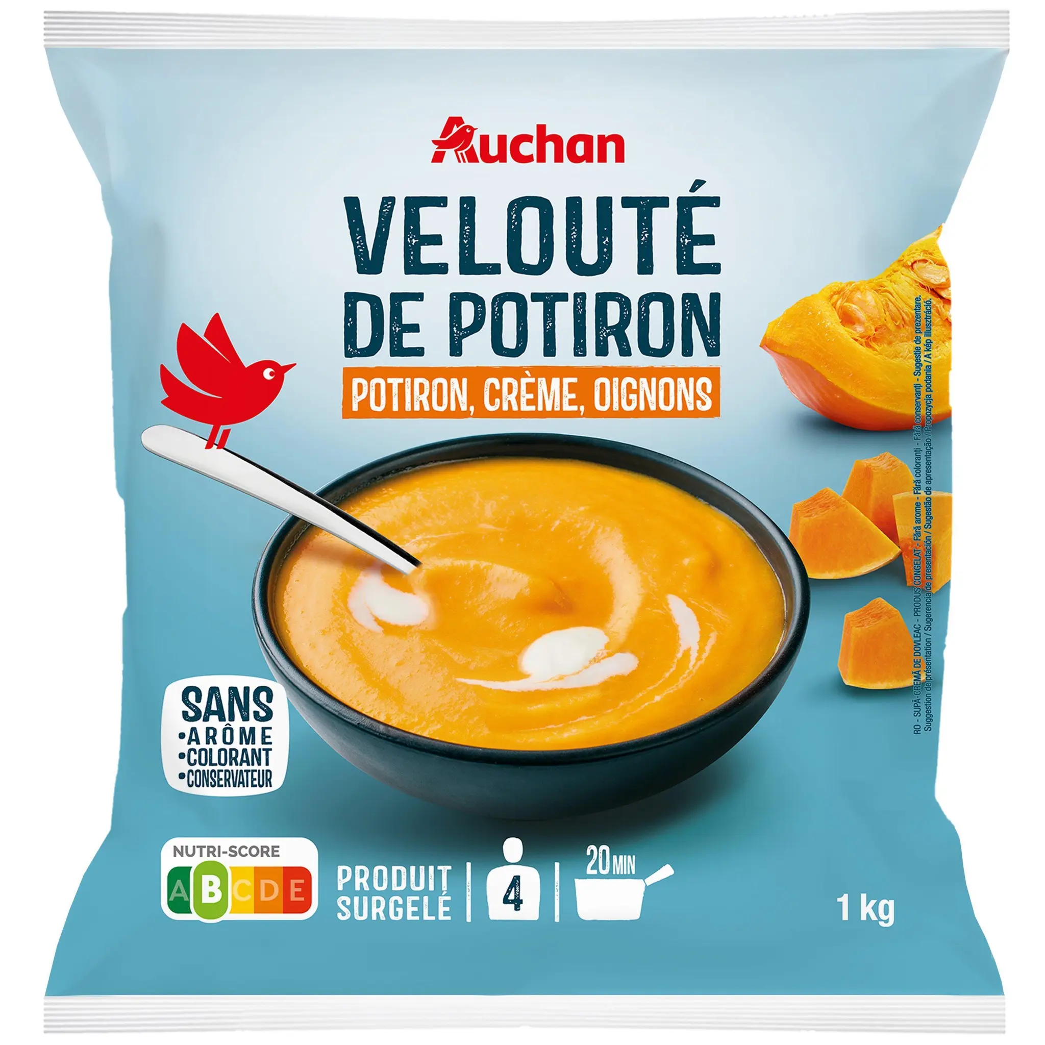 AUCHAN Velouté de potiron