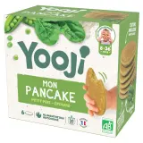YOOJI Pancakes pour bébé Bio Petit pois et épinards de 8 à 36 mois