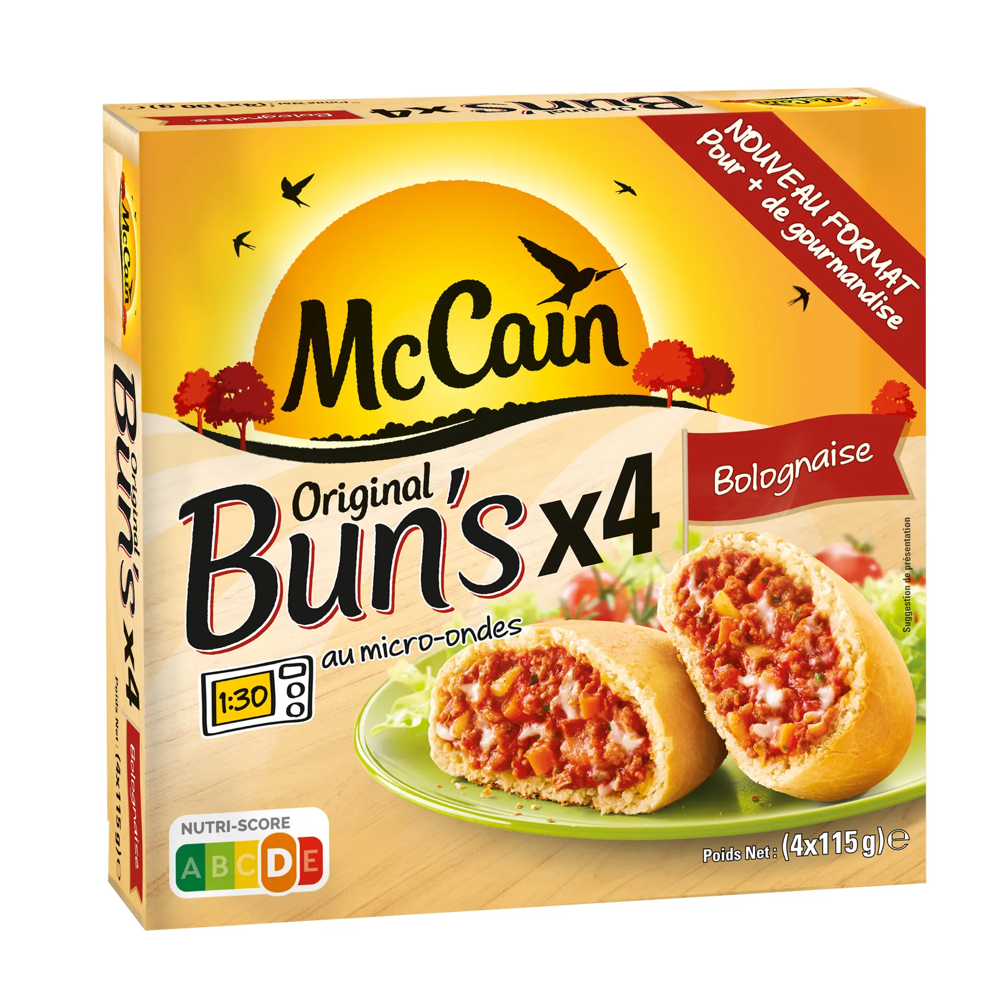 MCCAIN Original bun's bolognaise