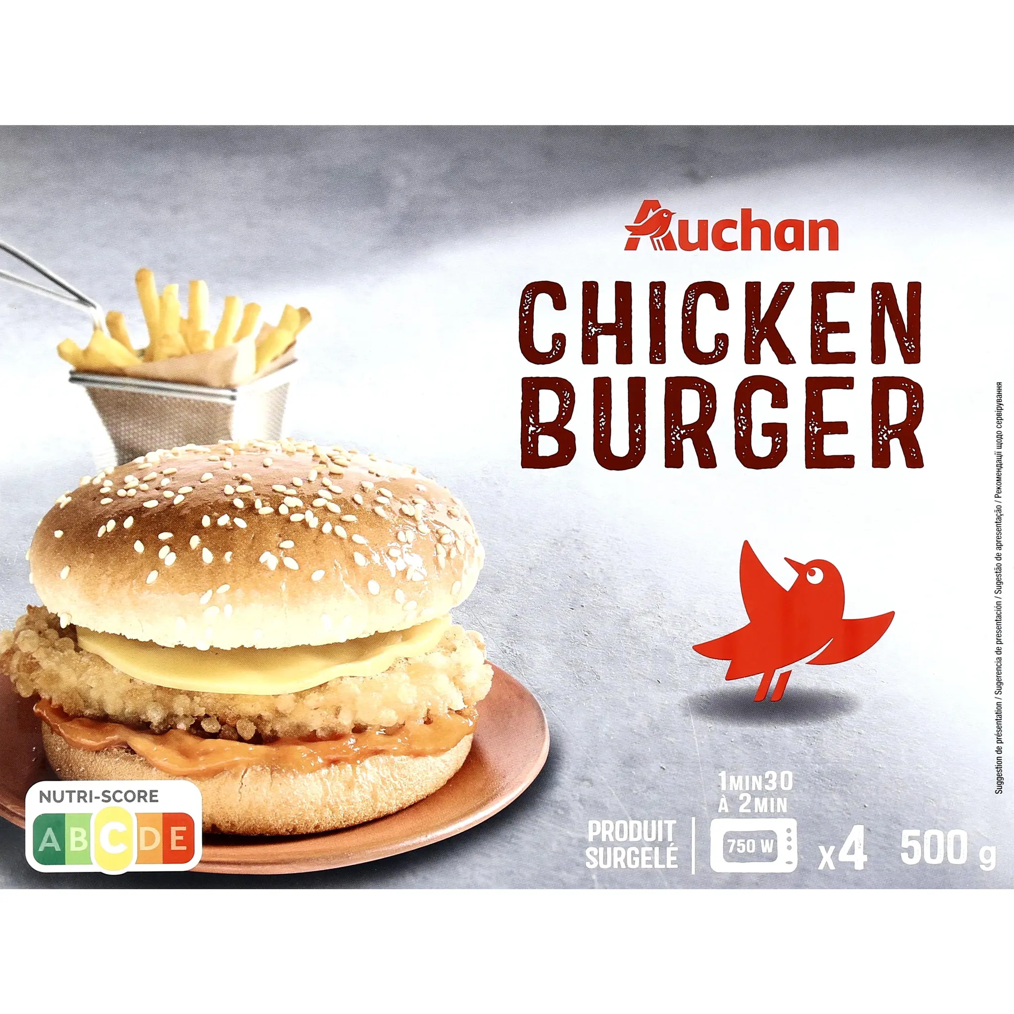 AUCHAN Chicken burger