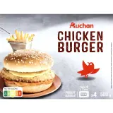 AUCHAN Chicken burger
