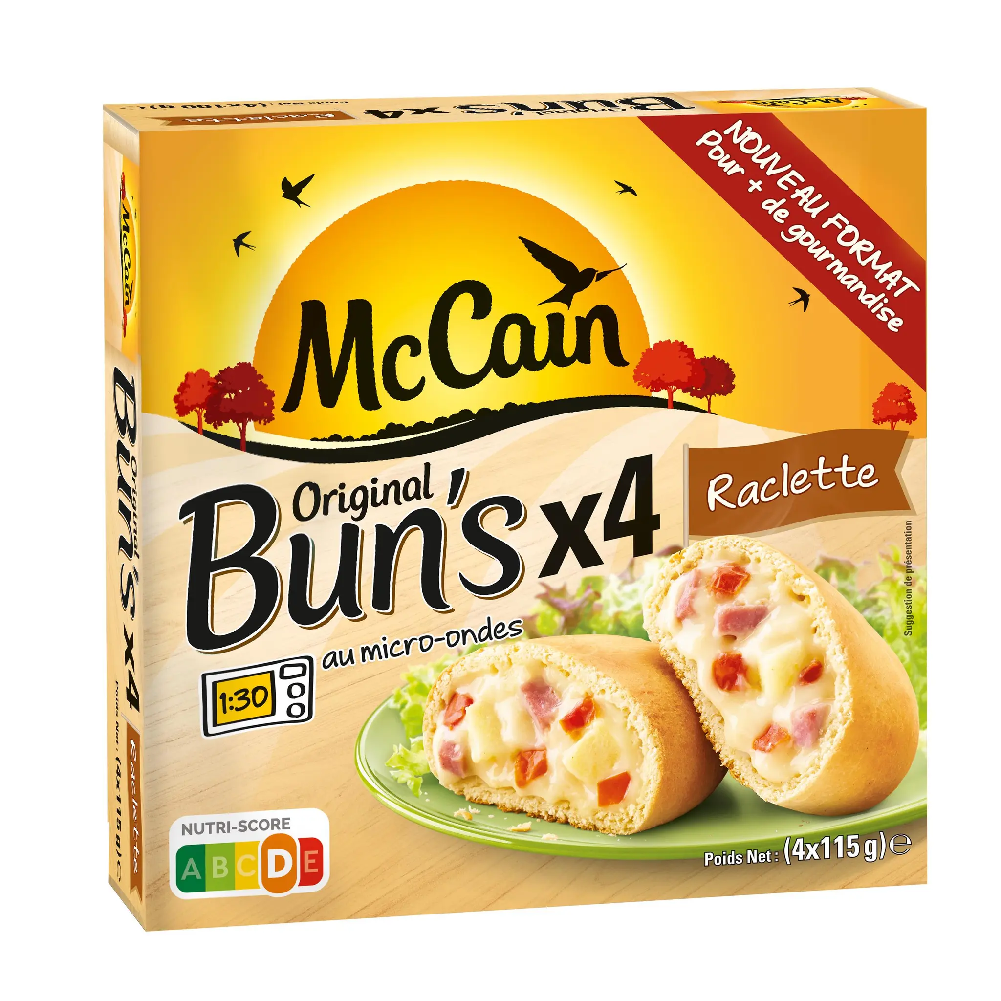 MCCAIN Original bun's raclette