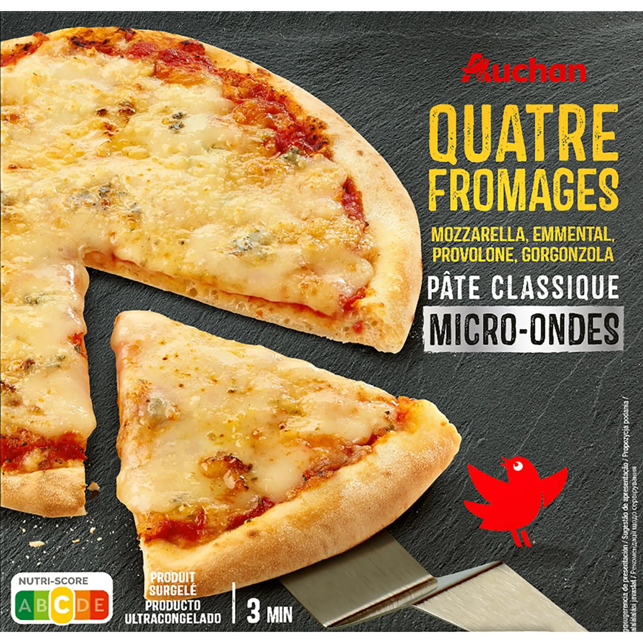 AUCHAN Pizza 4 fromages