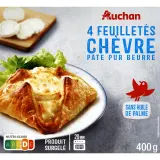 AUCHAN Feuilleté au chèvre