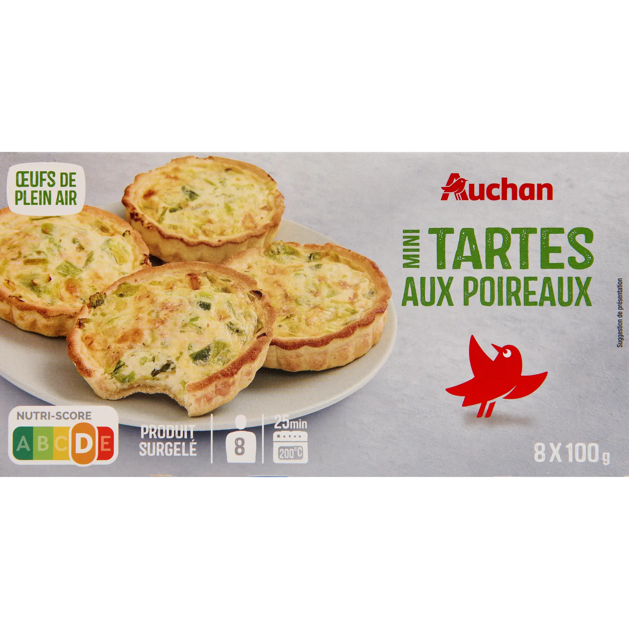 AUCHAN Tarte aux poireaux