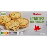AUCHAN Tarte aux poireaux