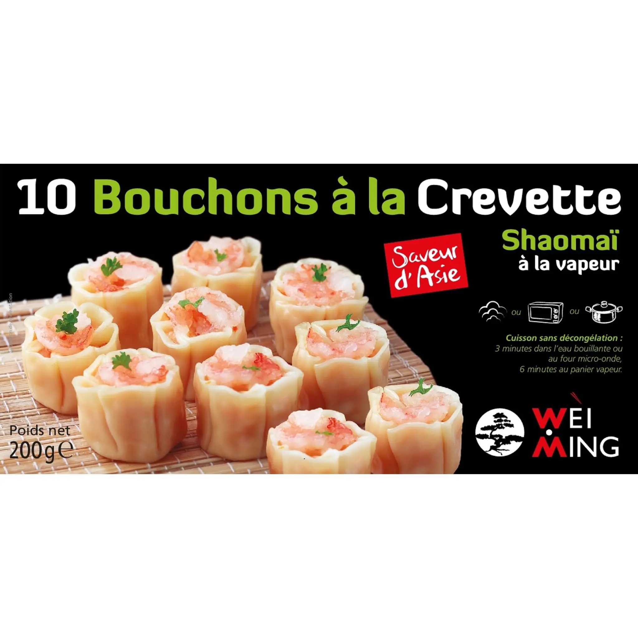 WEI MING Shaomaï - bouchée à la crevette