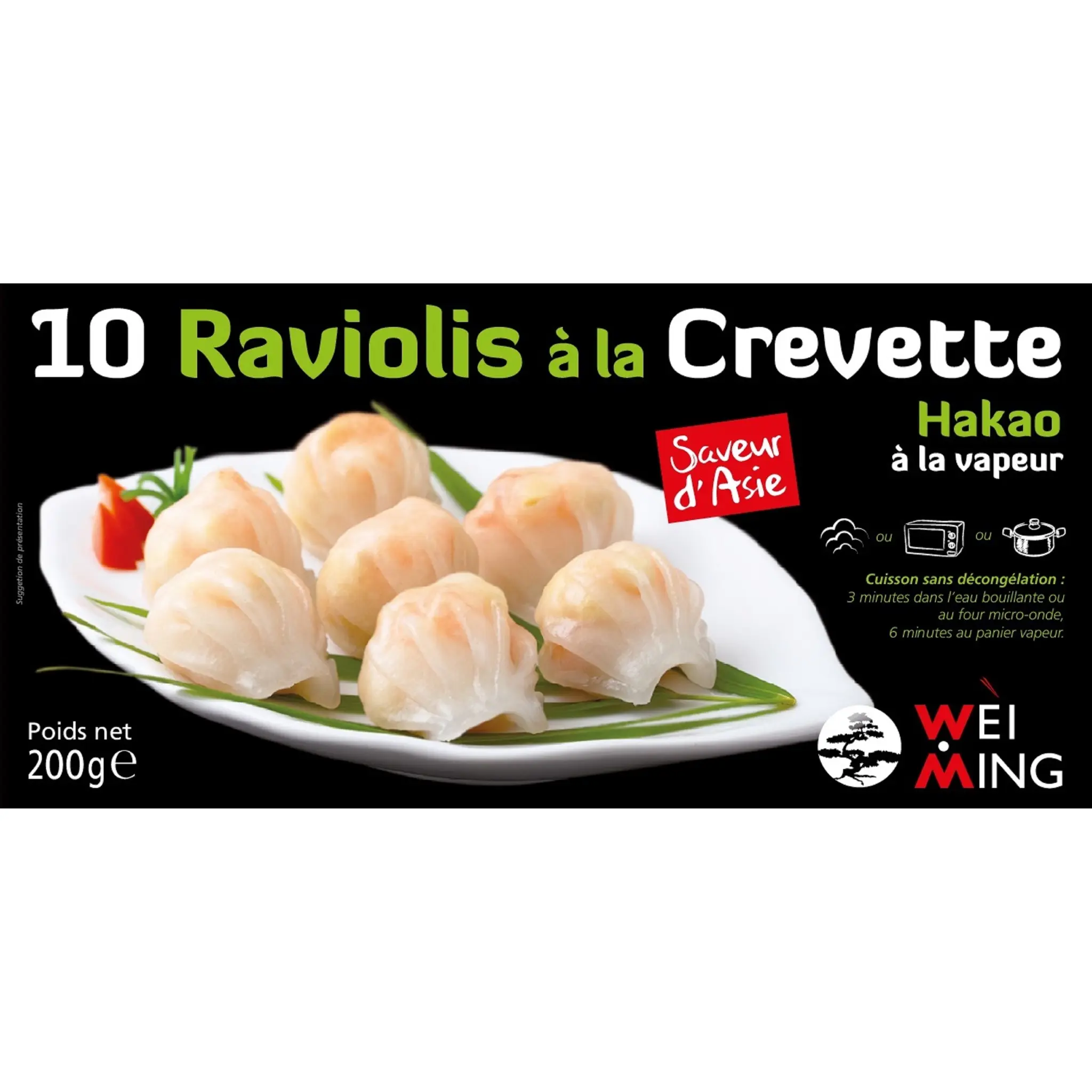 WEI MING Raviolis à la crevette