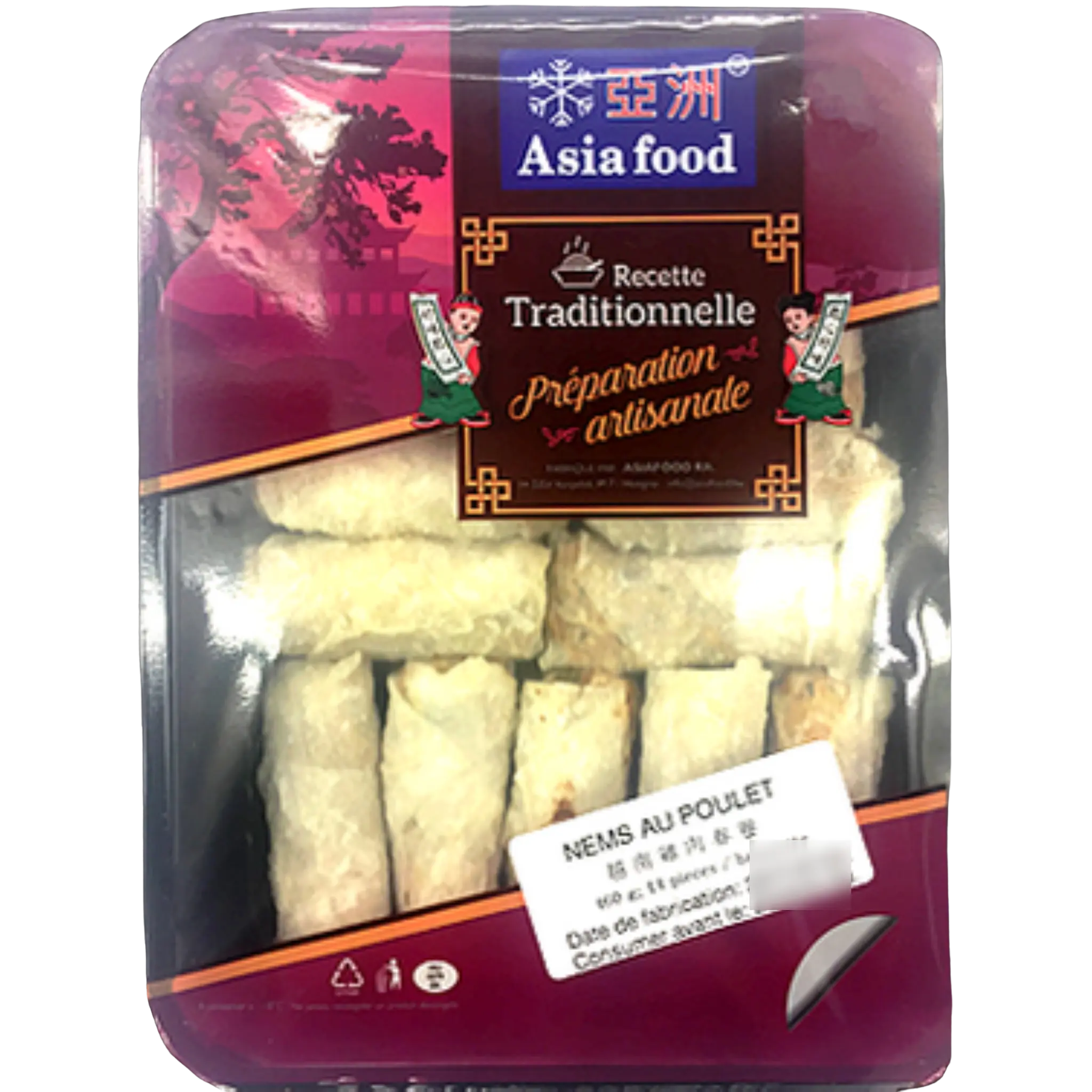 ASIA FOOD Nems au poulet