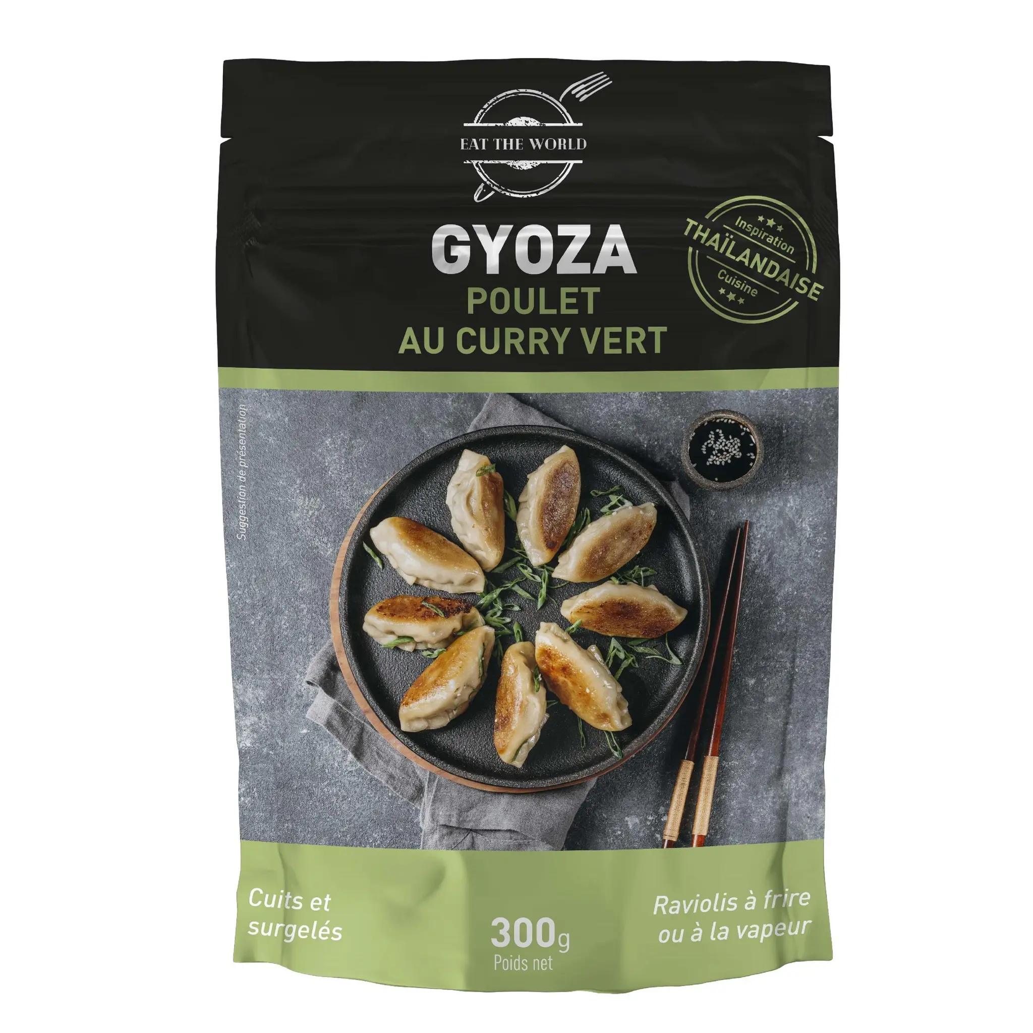 EAT THE WORLD Gyoza poulet au curry vert