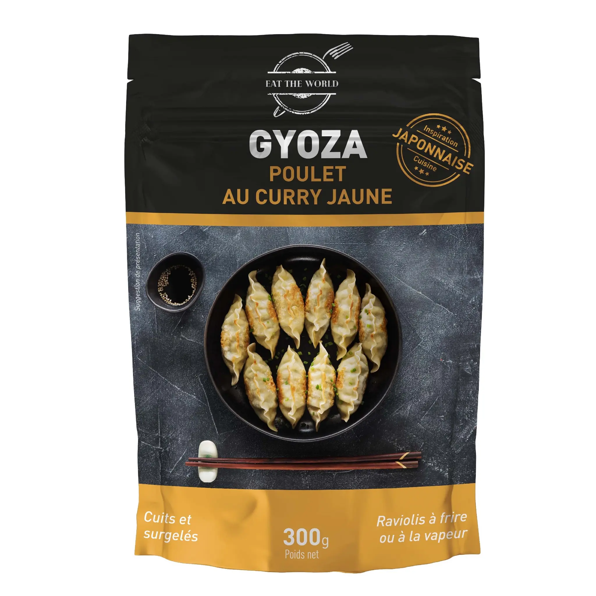 EAT THE WORLD Gyoza poulet au curry jaune