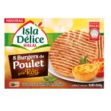 ISLA DELICE Burger halal de poulet rôti