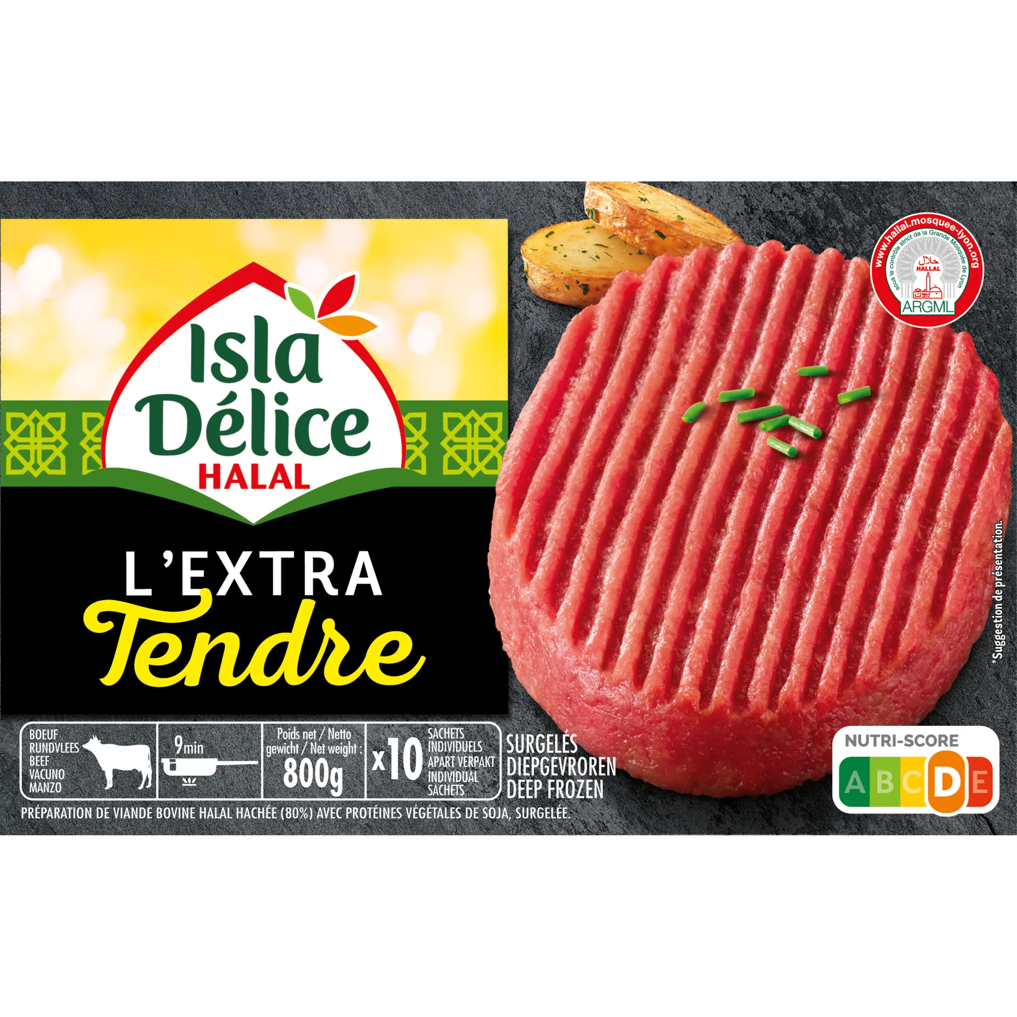 ISLA DELICE Extra tendre viande haché halal