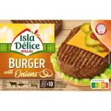 ISLA DELICE Burger à l'oignon halal