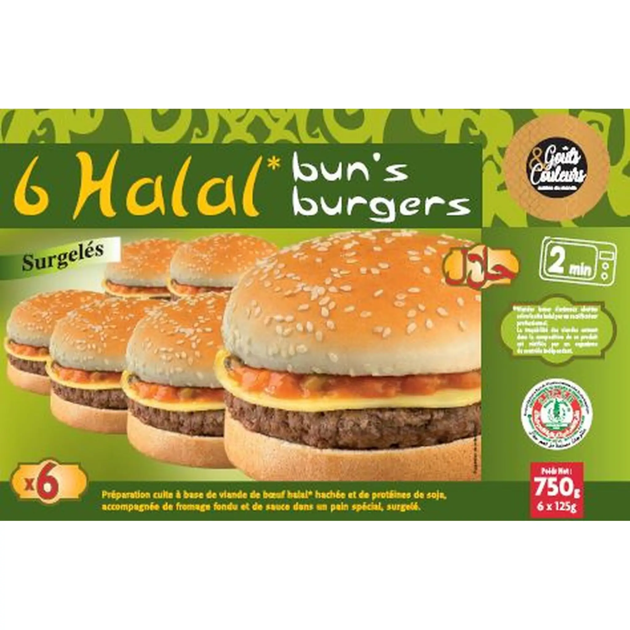 GOUTS & COULEURS Bun's Burger halal