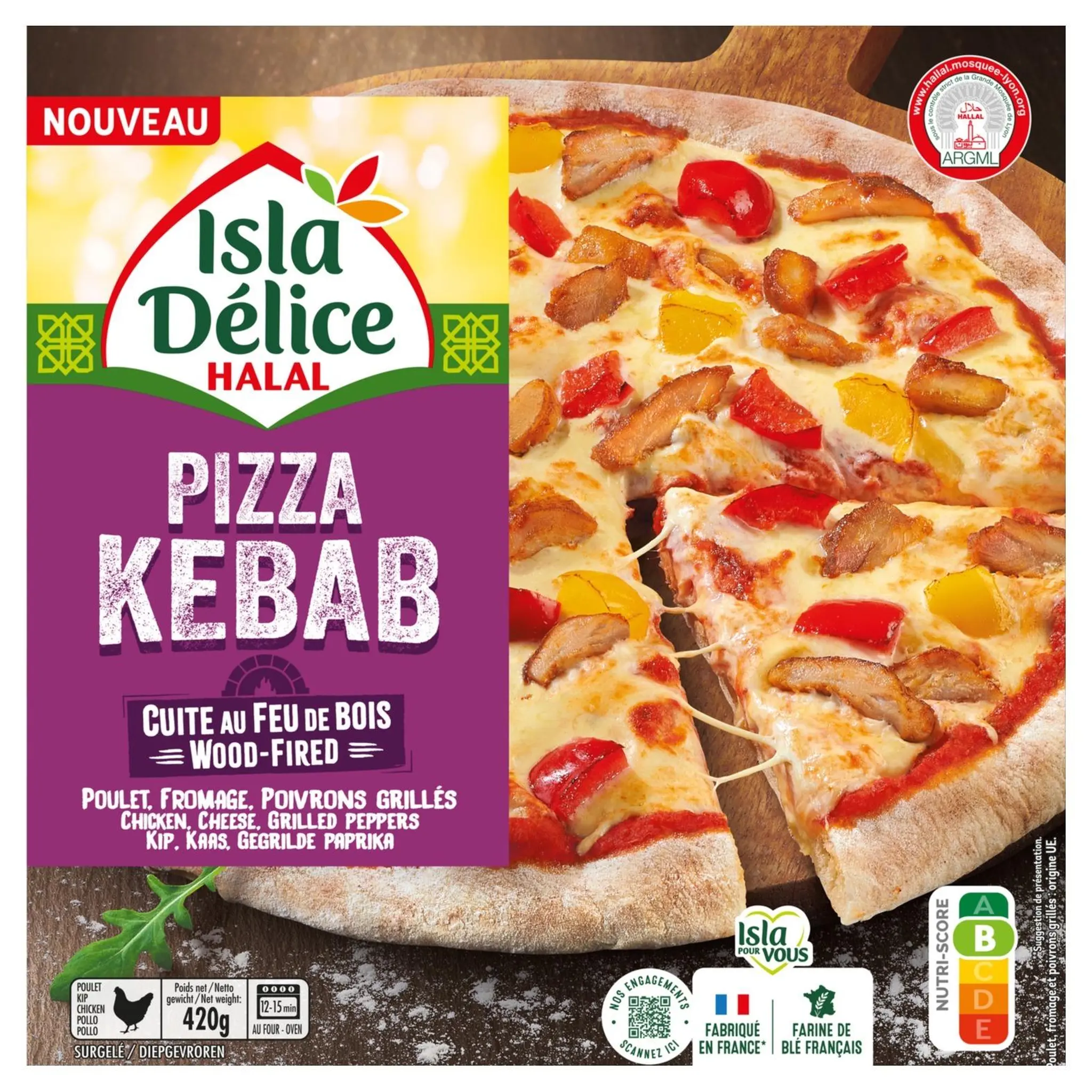 ISLA DELICE Pizza kebab halal