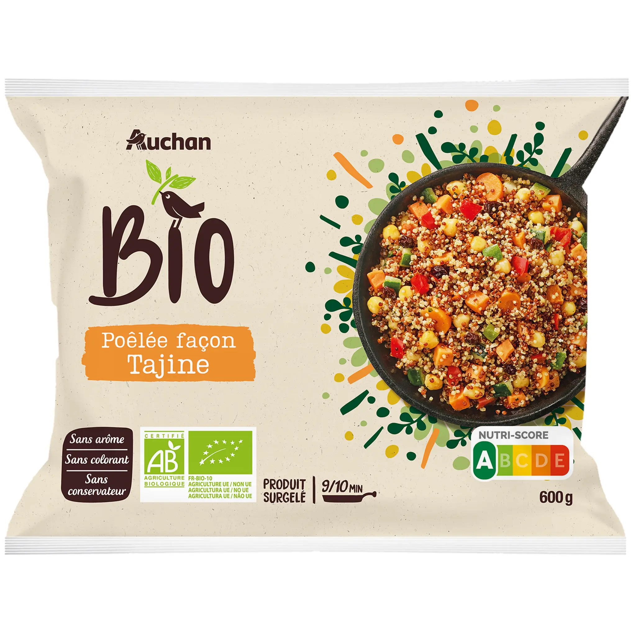 AUCHAN BIO Poêlée façon tajine