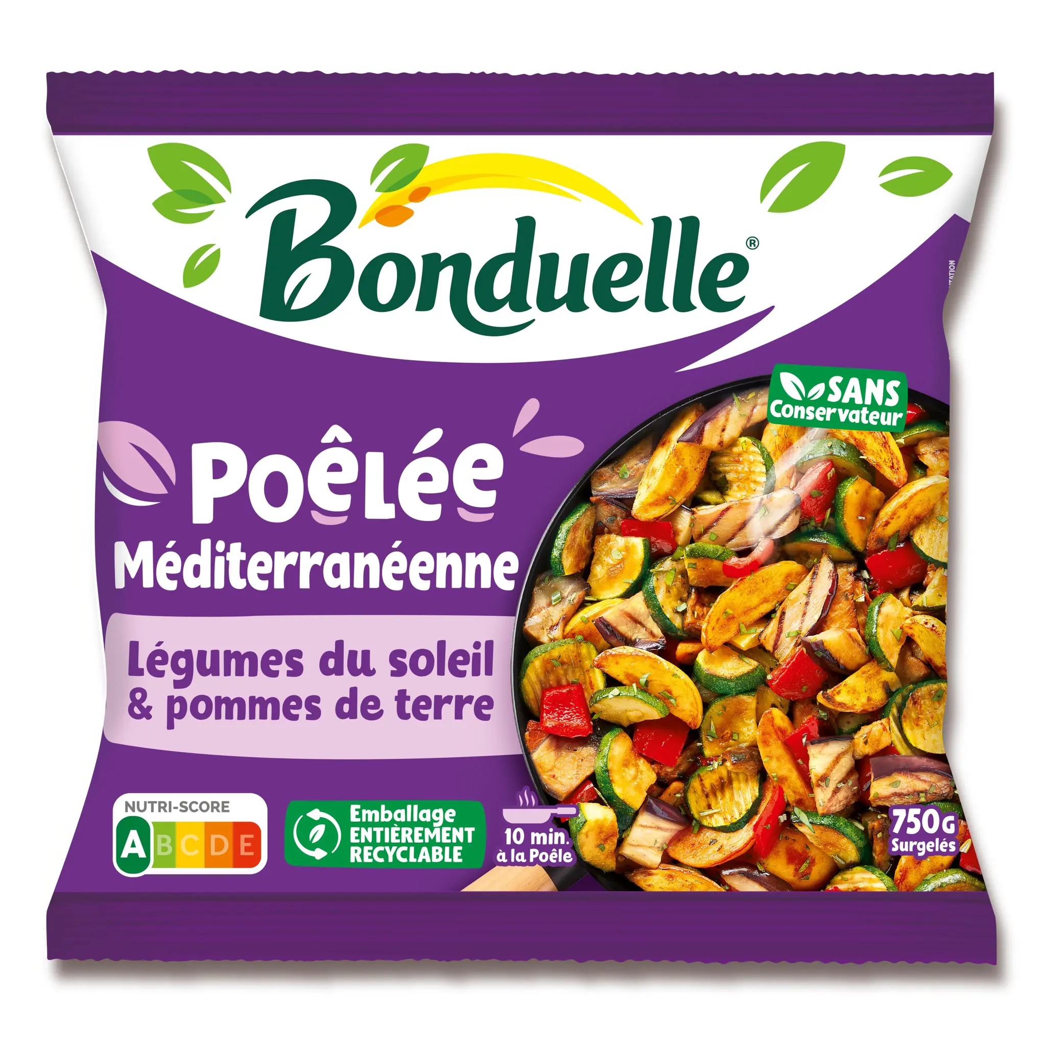 BONDUELLE La Poêlée méditerranéenne