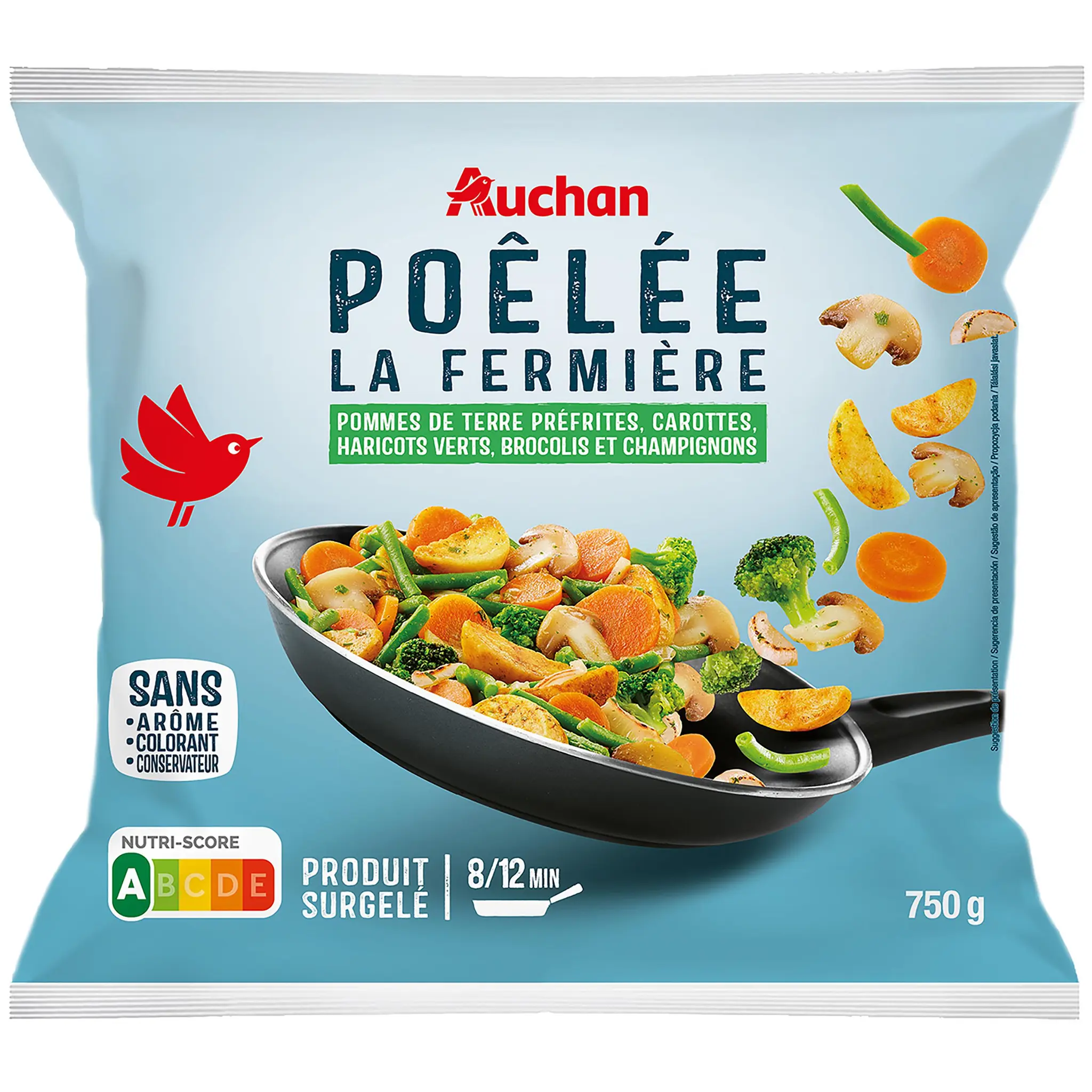 AUCHAN Poêlée fermière
