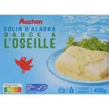 AUCHAN Colin d'Alaska sauce à l'oseille MSC