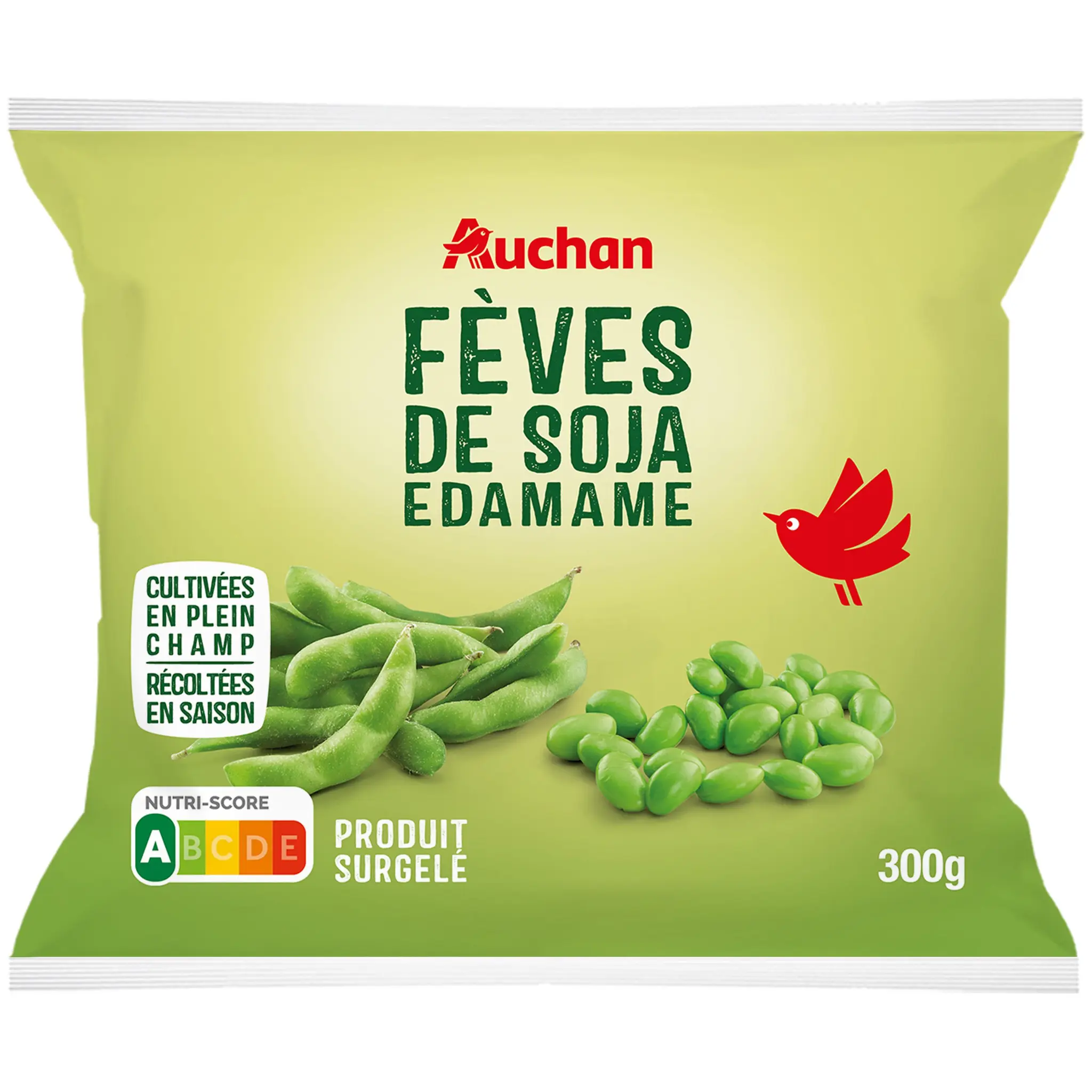 AUCHAN Fèves de soja edamame