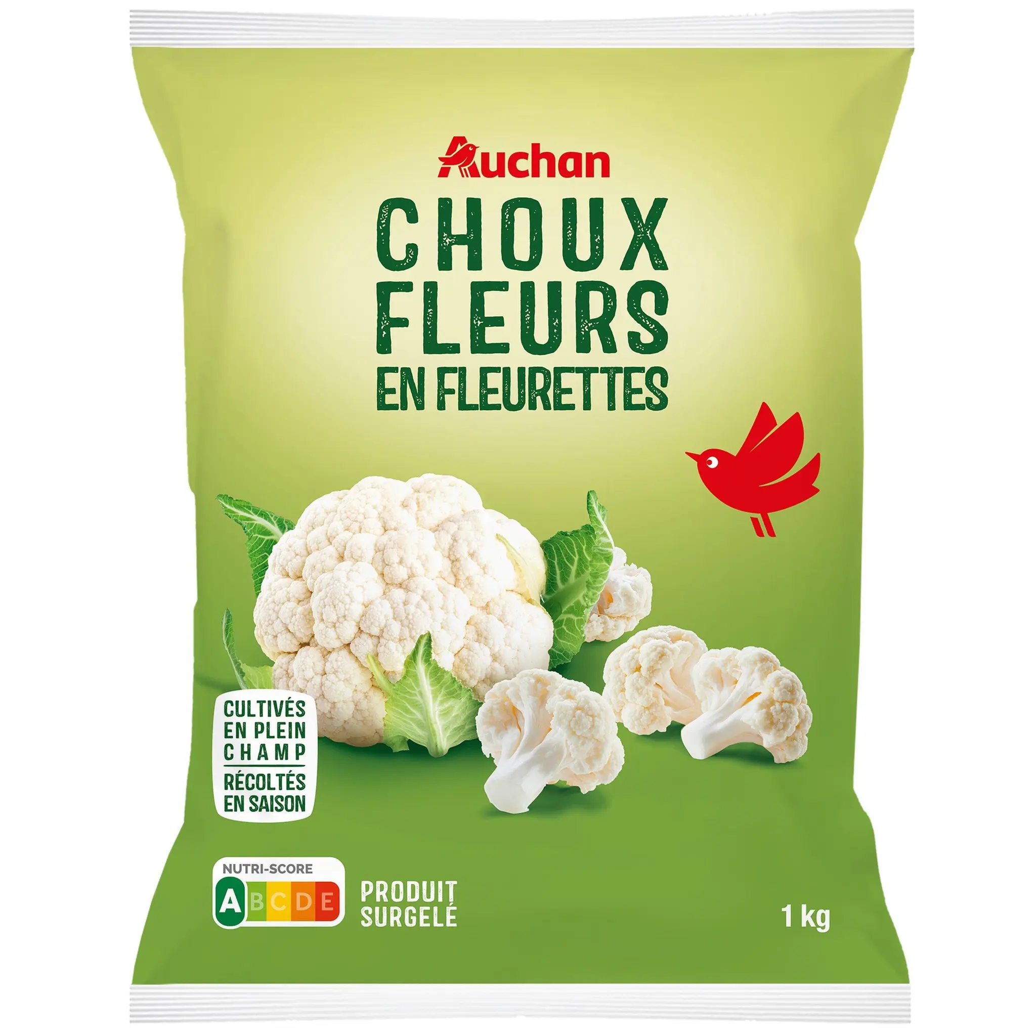 AUCHAN Choux-fleurs en fleurettes