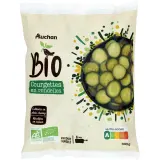 AUCHAN BIO Courgettes en rondelles