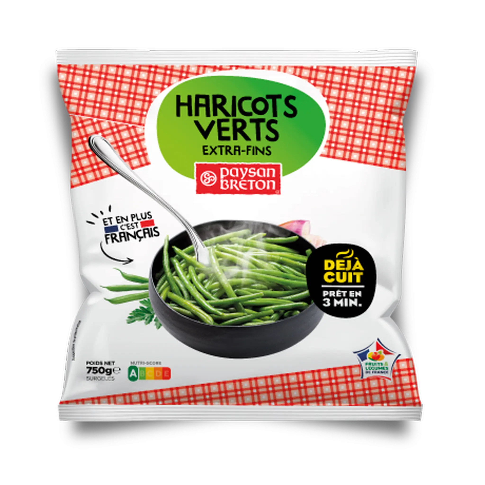 PAYSAN BRETON Déjà cuit haricots verts extra-fins cultivé en france
