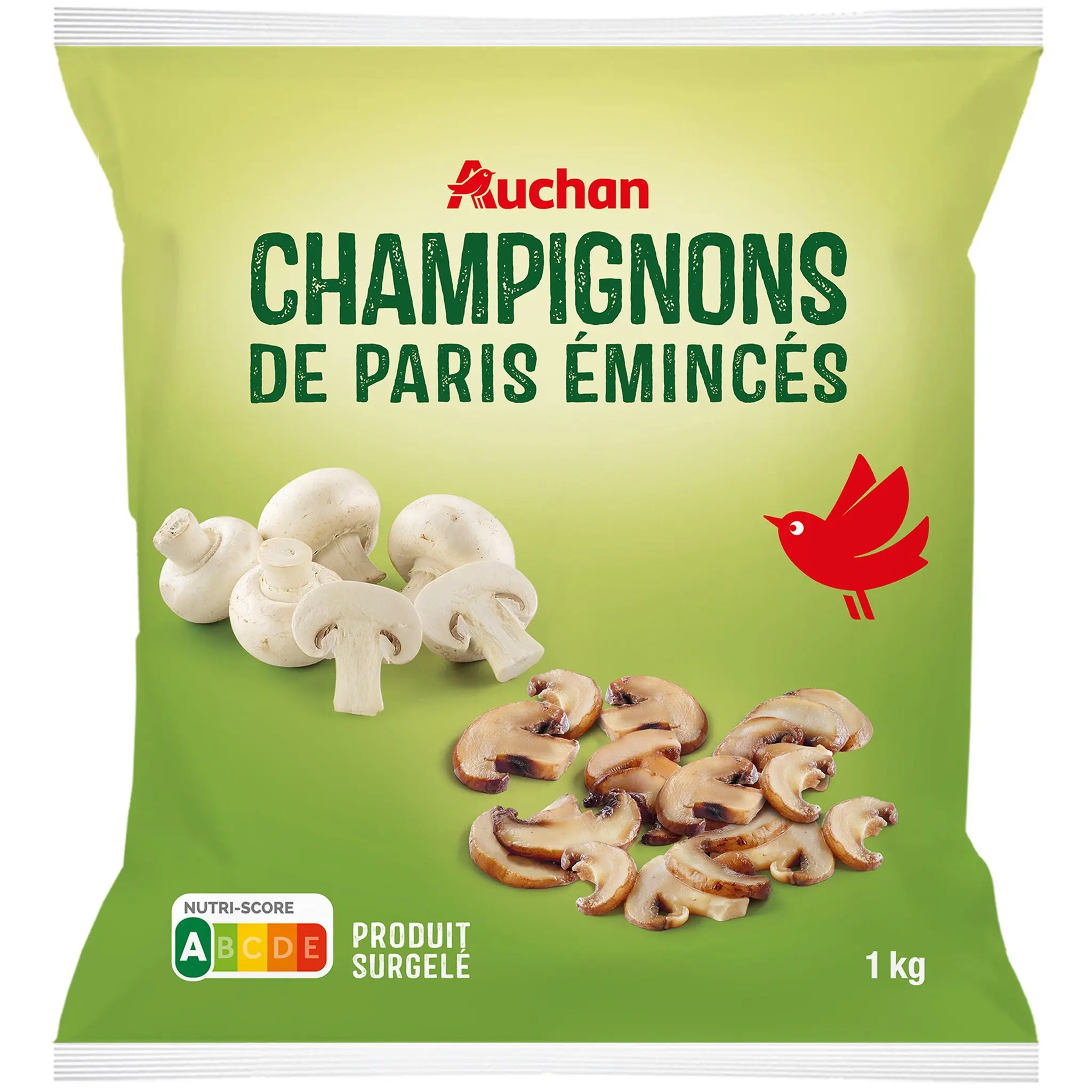 AUCHAN Champignons de Paris émincés