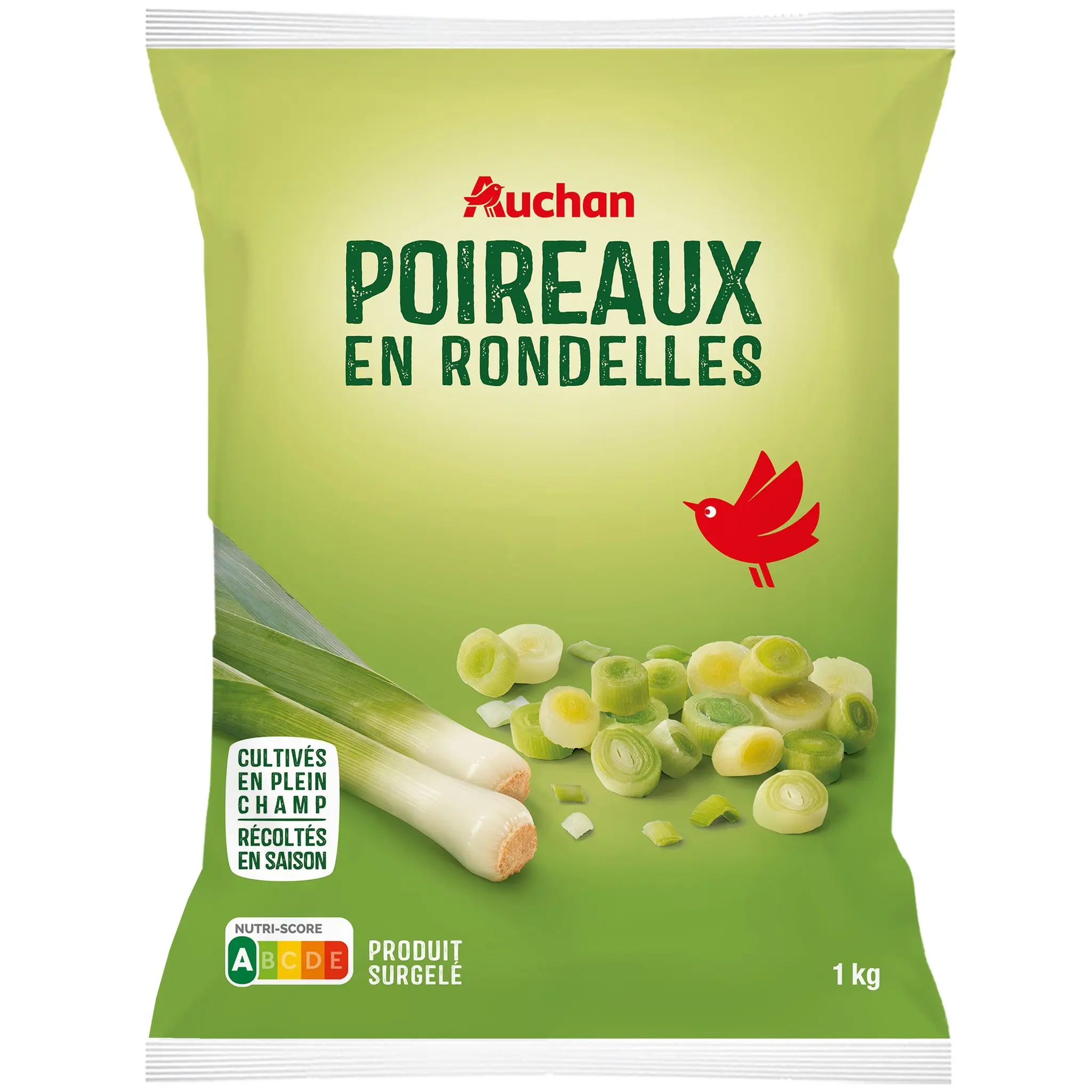 AUCHAN Poireaux en rondelles
