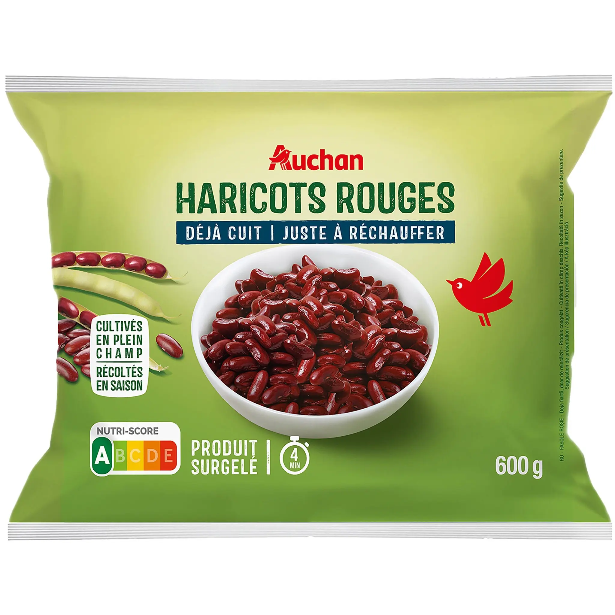 AUCHAN Déjà cuit - Haricots rouges