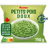 AUCHAN Déjà cuit Petits pois doux