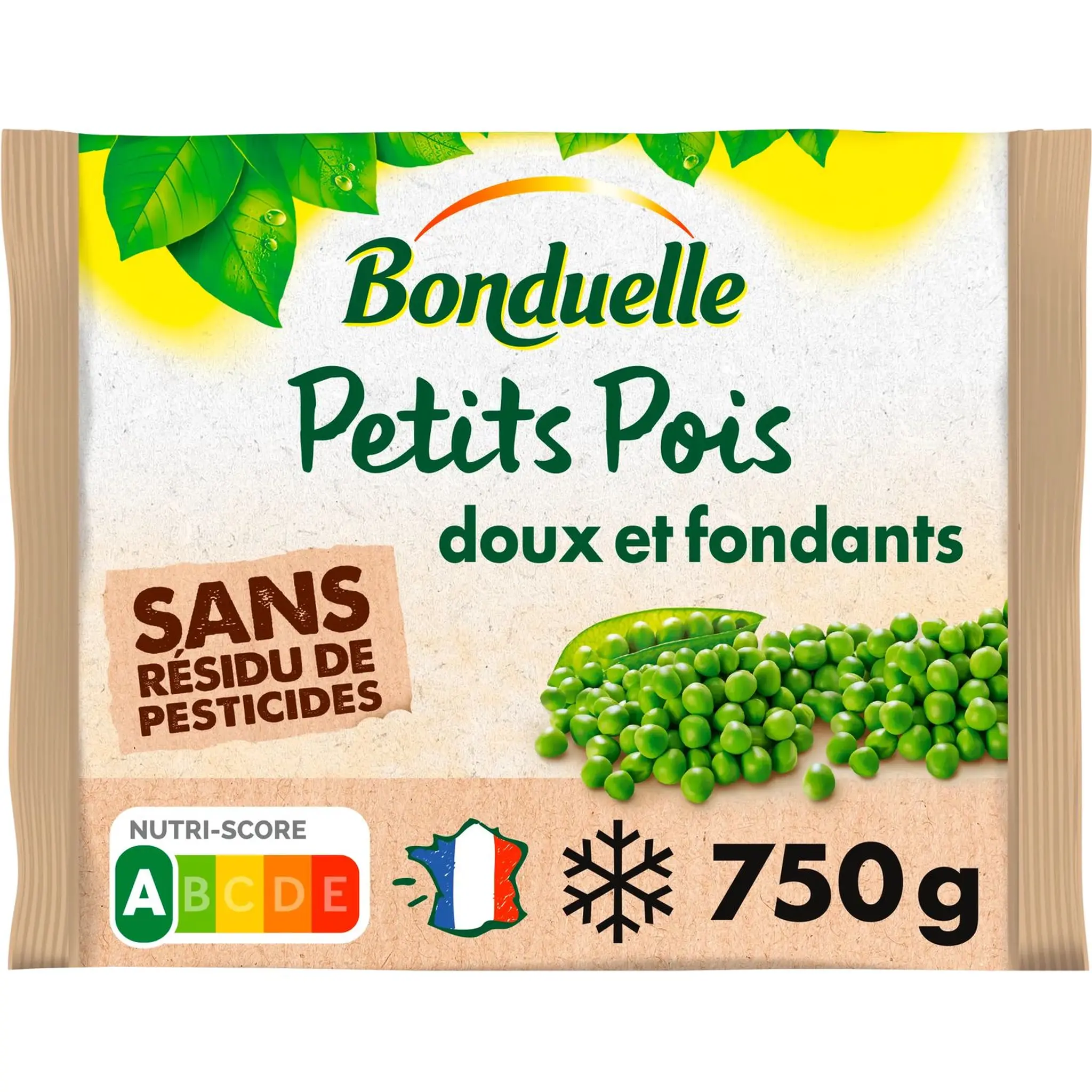 BONDUELLE Petits pois extra-fondant sans résidu de pesticides