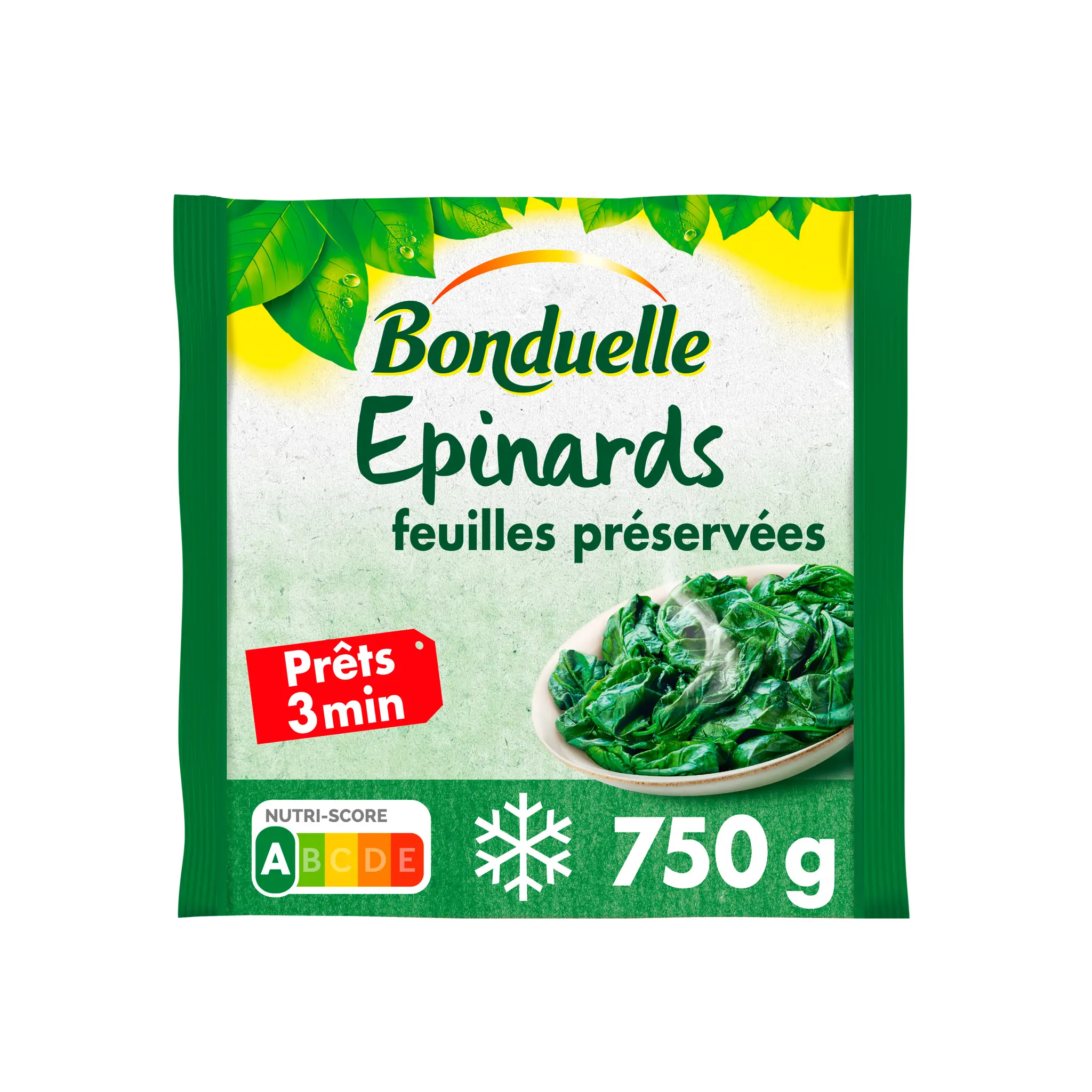BONDUELLE Epinard feuilles préservées