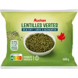 AUCHAN Déjà cuit - Lentilles vertes