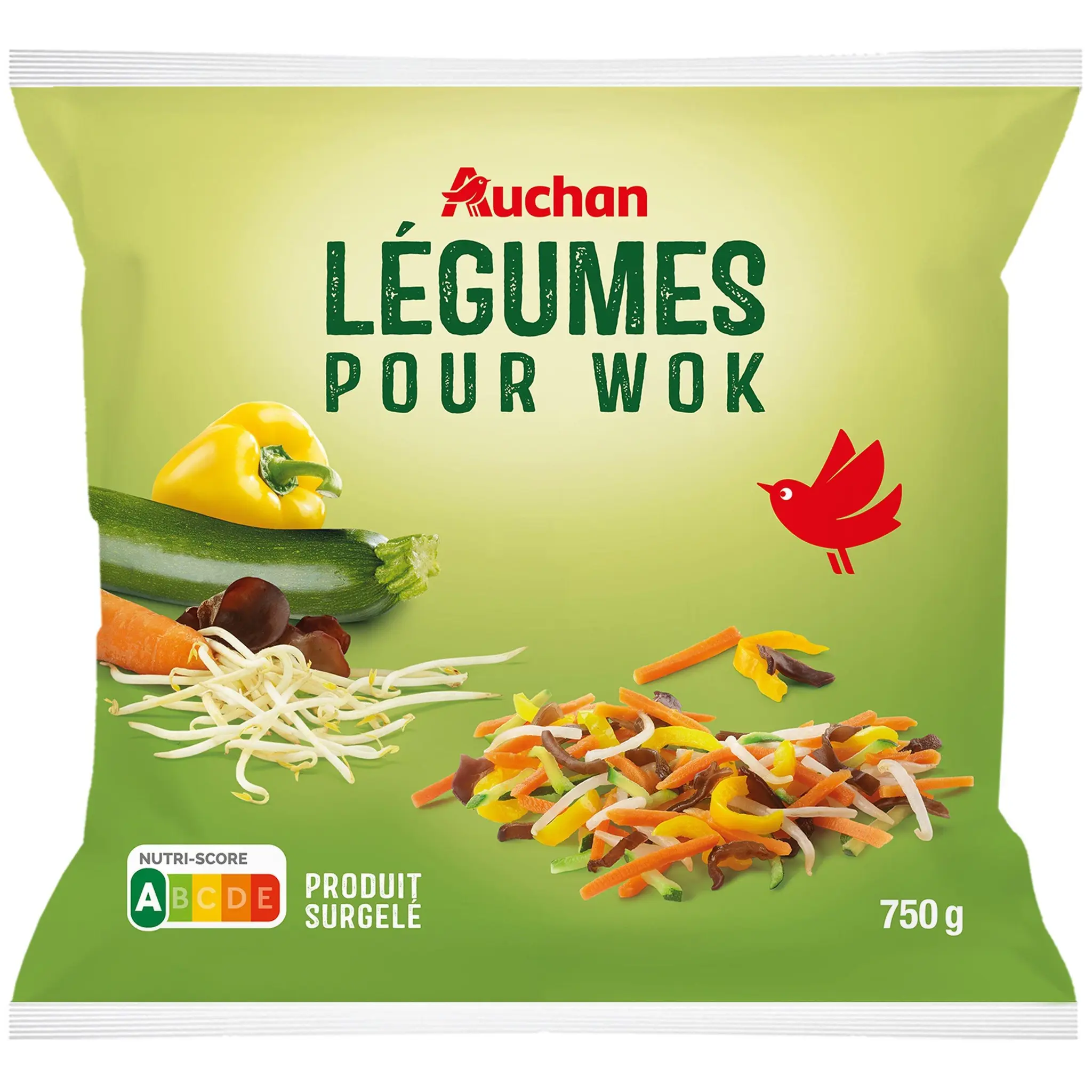 AUCHAN Légumes pour wok