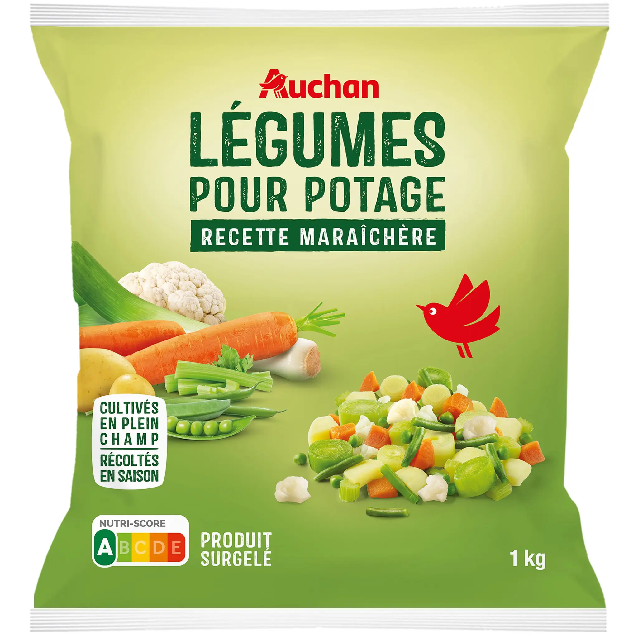 AUCHAN Légumes pour potage maraîcher