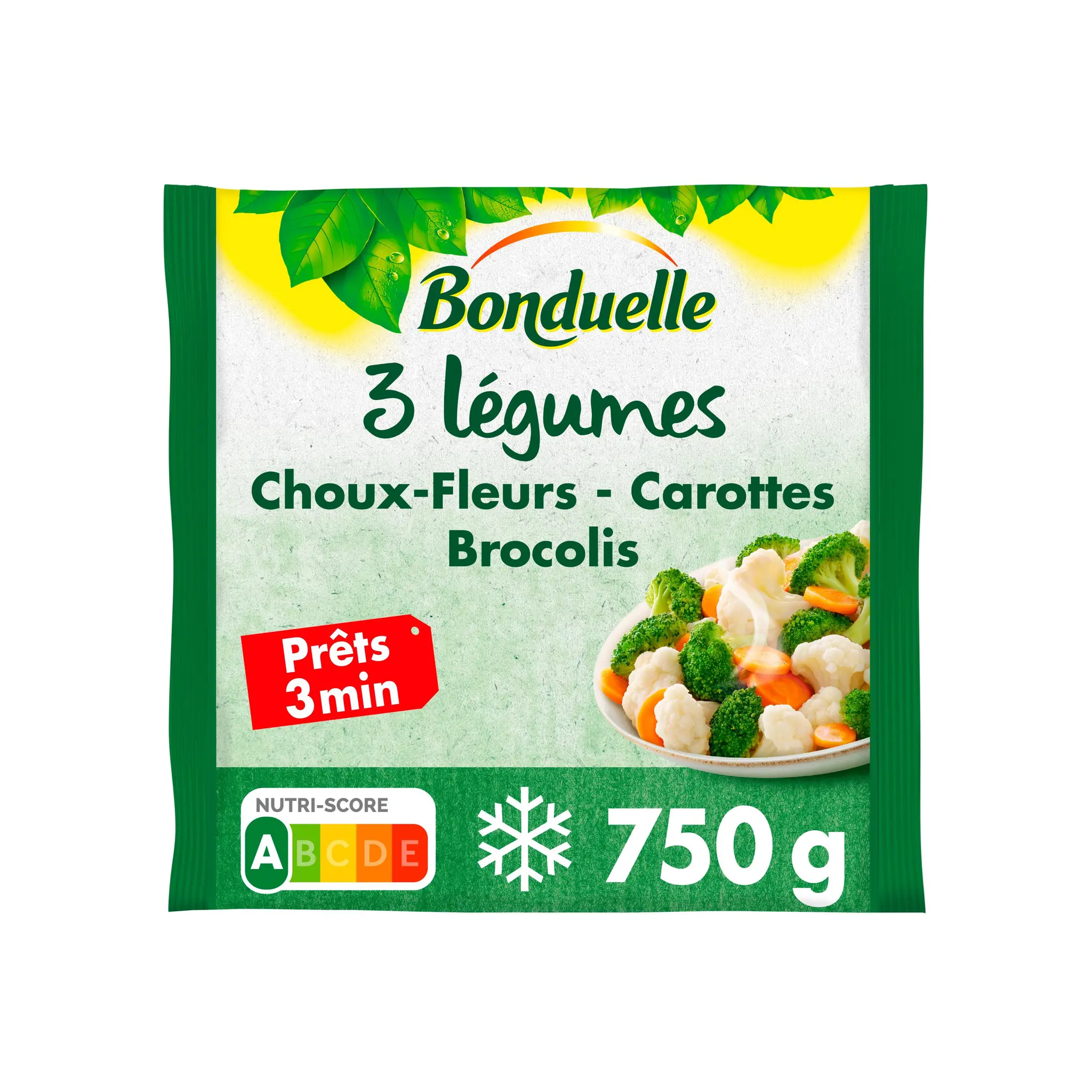 BONDUELLE Choux fleurs carottes et brocolis