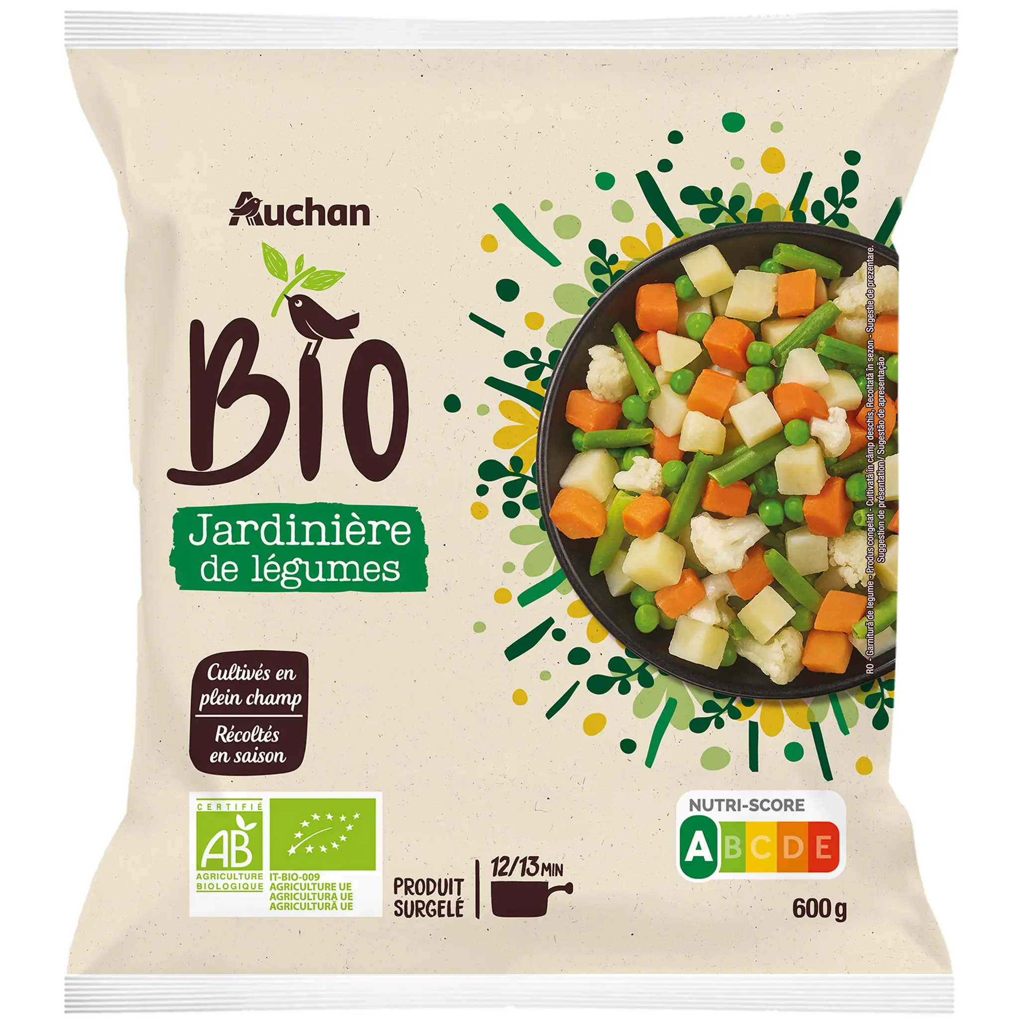 AUCHAN BIO Jardinière de légumes