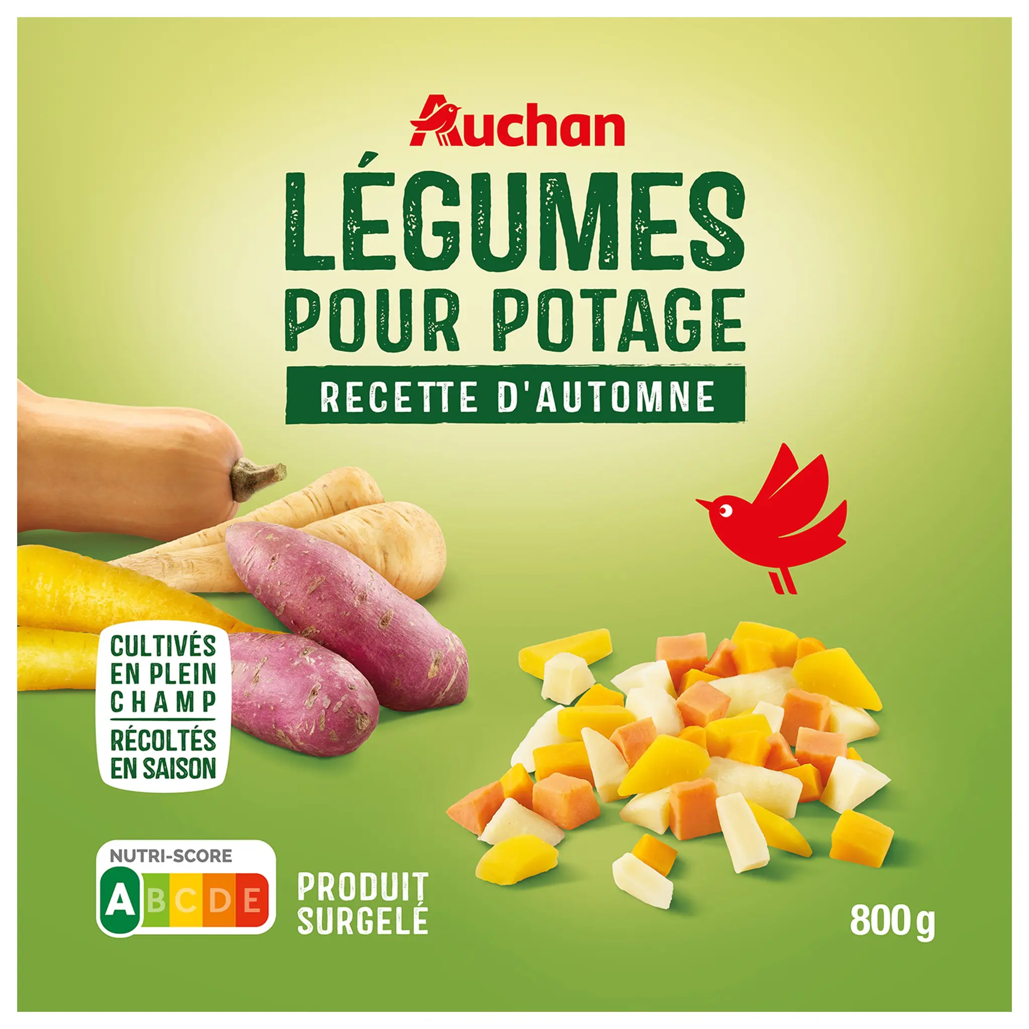 AUCHAN Légumes pour potage recette d'Automne