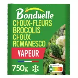 BONDUELLE Mélange de 3 légumes choux-fleur, brocolis, choux romanesco